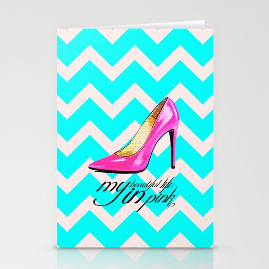 LIFE IN PINK Stationery Cards