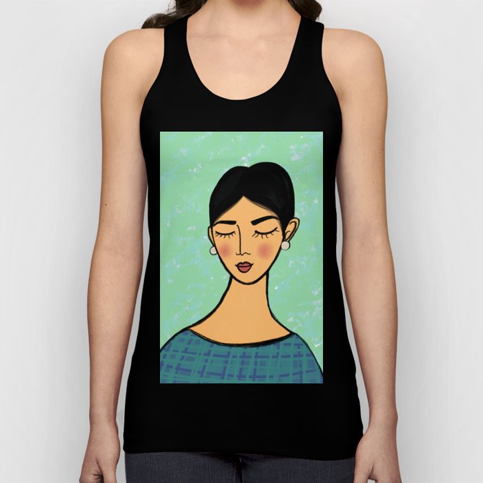 Pearl Earrings Unisex Tank Top By Fioriazzurri Society6