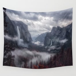 Nature misty morning Wall Tapestry