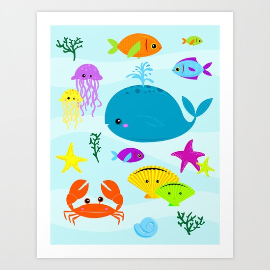 Under The Sea Art Print