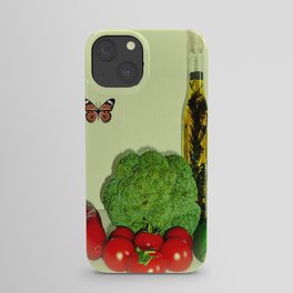 Summer Vegetables with Herb Oil iPhone Case