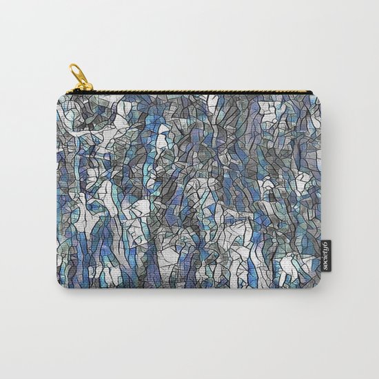 Abstract blue 2 Carry-All Pouch