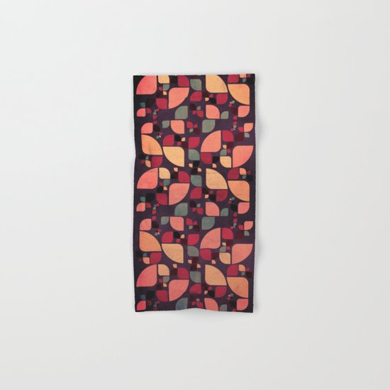 Vintage Butterflies Pattern Hand & Bath Towel