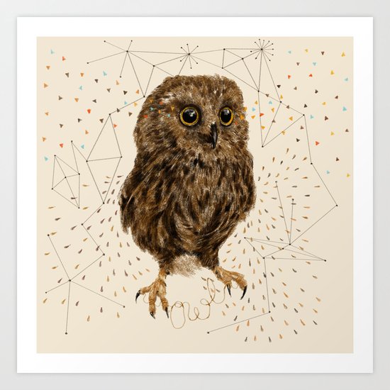 Mr.Owl IV Art Print