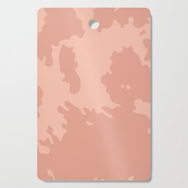 Soft Pink Cowhide Spots  Cutting Board