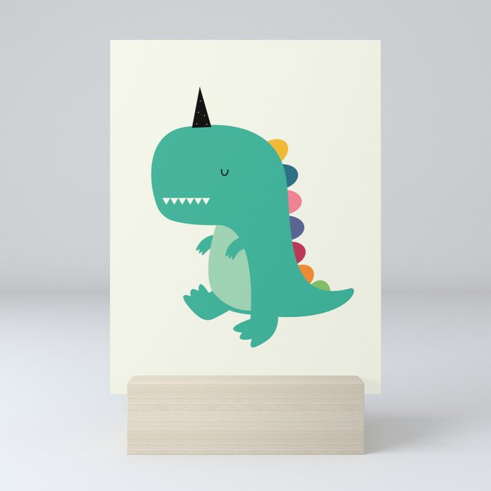Dinocorn Mini Art Print