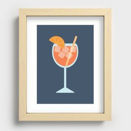 Spritz Orange Cocktail Recessed Framed Print