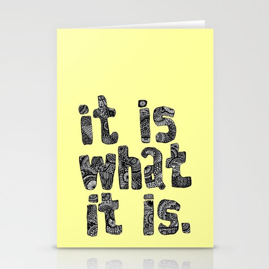 What It Is Stationery Cards