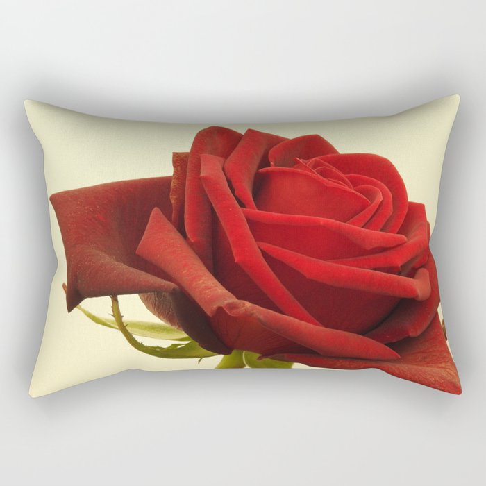 Rose Red Rectangular Pillow