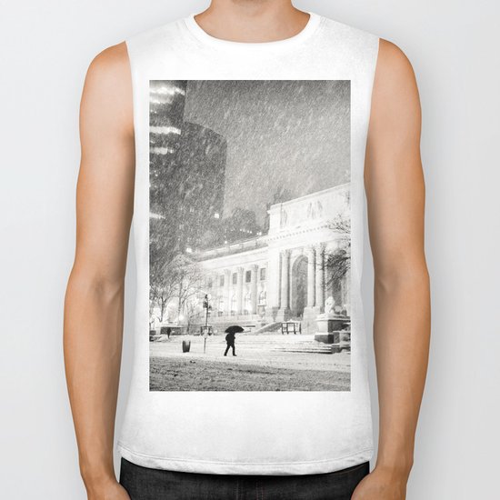 New York City Snow - 5th Avenue Biker Tank