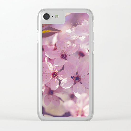 Sakura photography, pink blossoms Clear iPhone Case