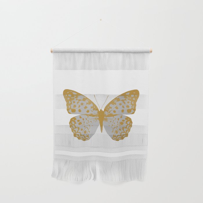 Silver Butterfly Wall Hanging