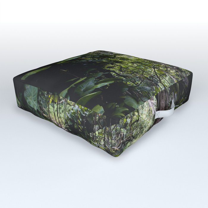 Hidden Jungle River Outdoor Floor Cushion