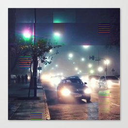 Another foggy night Canvas Print