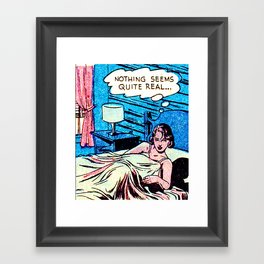 comic women Retro Vintage Pop Art Culture Framed Art Print