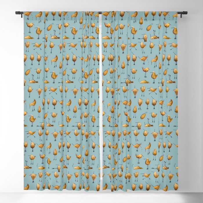 Naughty Birds and a Potato Blackout Curtain