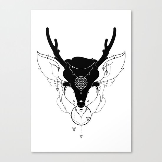 Deer Canvas Print