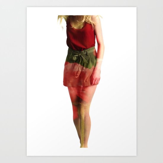 Ruby Love Art Print