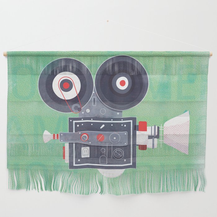 Vintage Camera Print Wall Hanging