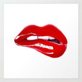 lips art prints society6