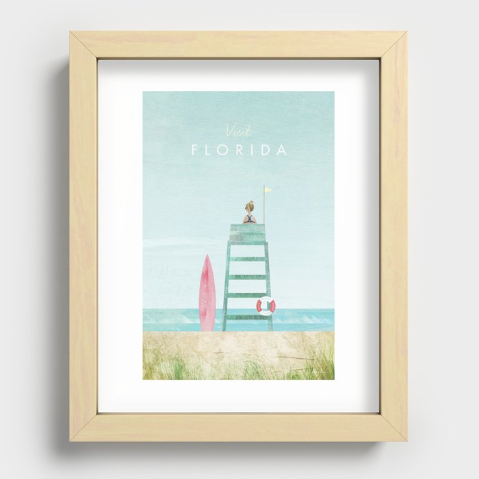 Florida Recessed Framed Print