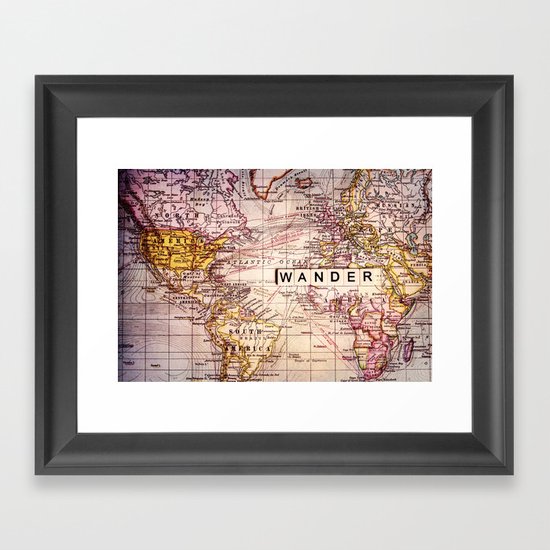 wander Framed Art Print