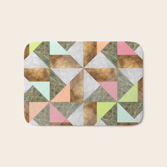 Pinwheel Bath Mat