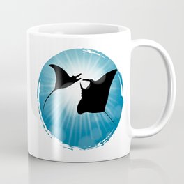 Manta Ray Underwater Aquatic Animals Mug