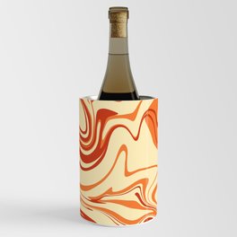 Marble retro 60s swirl liquid 3 Wine Chiller