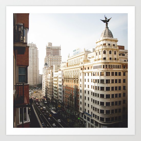 Gran Vía Art Print