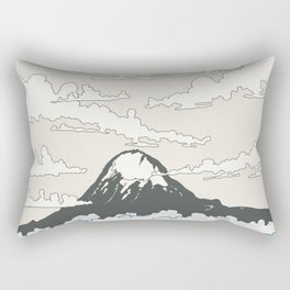 Vintage Japan landscape Rectangular Pillow
