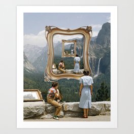 Mirror Image Art Print
