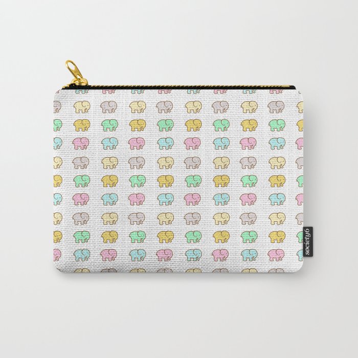 Baby Elephants Carry-All Pouch