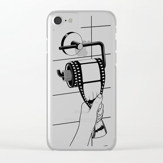 Past is shit Clear iPhone Case
