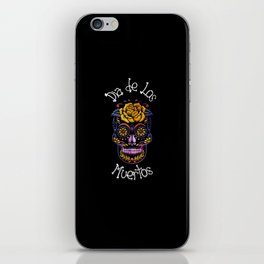 Dia de los Muertos- Sugar Candy Skull iPhone Skin