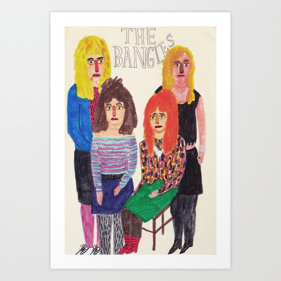 The Bangles Art Print
