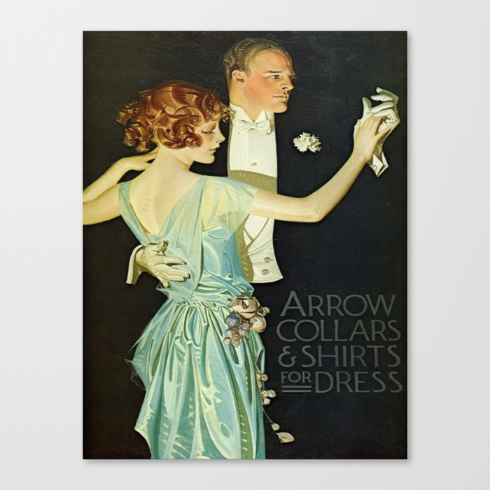 Vintage poster - Arrow Collar Canvas Print