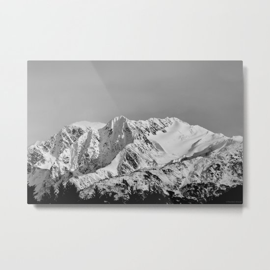 Mountain Glacier Two Metal Print