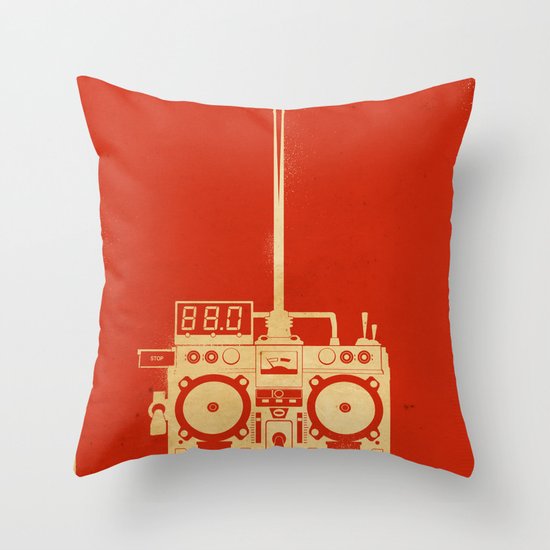 88mph Throw Pillow