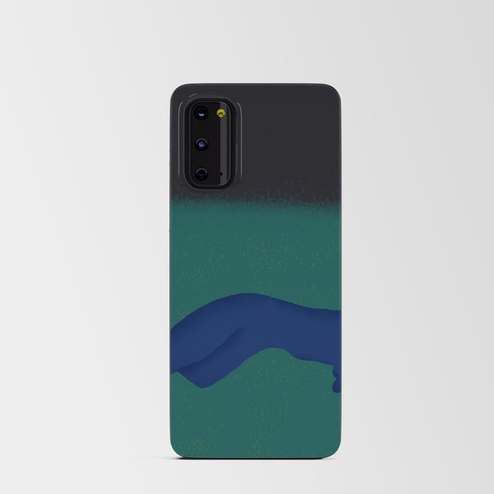 Solitude in blue Android Card Case