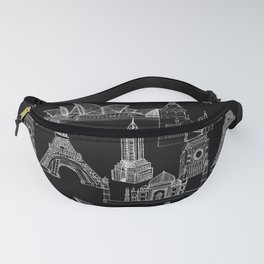 Iconic Buildings Fanny Pack