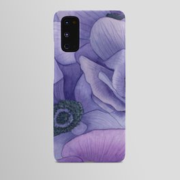Purple Anemones Android Case