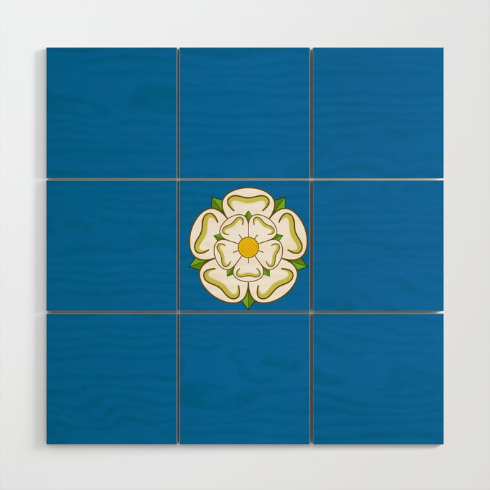 Flag of Yorkshire Wood Wall Art