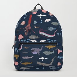 Deep sea sharks Backpack