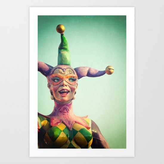 Highly Amused Art Print