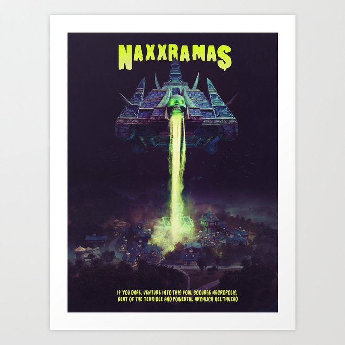 Naxxramas (Novel cover) Art Print