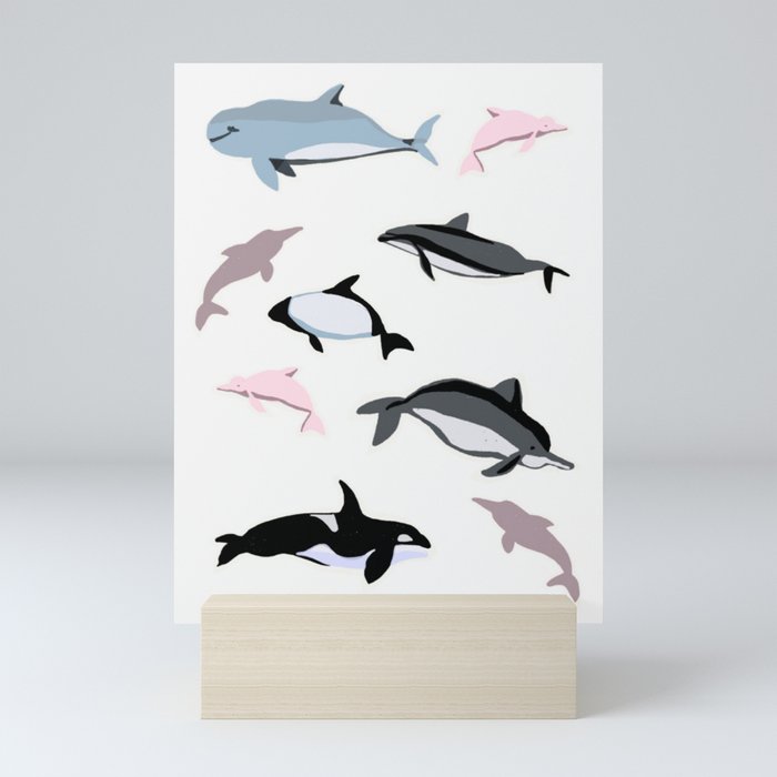 Dolphins Mini Art Print