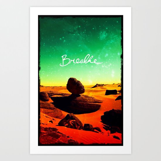 Breathe - for iphone Art Print