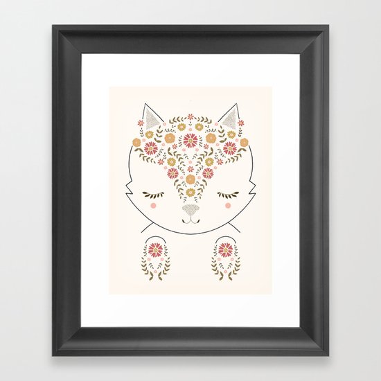 MEOW Framed Art Print