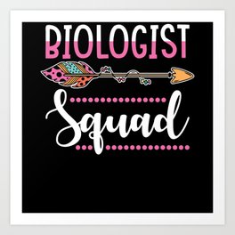 Biologist Biology Women Group Art Print